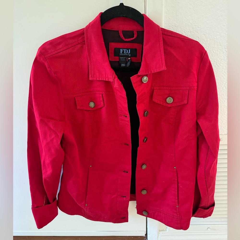 FDJ French Dressing Red Corduroy Jacket (S)
